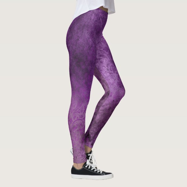 Leggings Femmes Vintages uniques lavande (Droite)