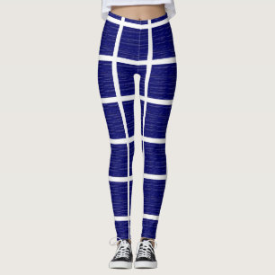 Leggings Fenêtre bleu marine