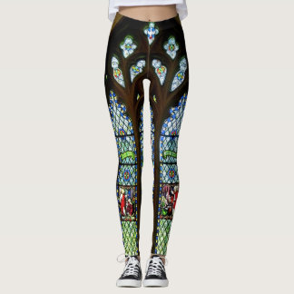 Leggings Fenêtre en verre teinté du sud verte