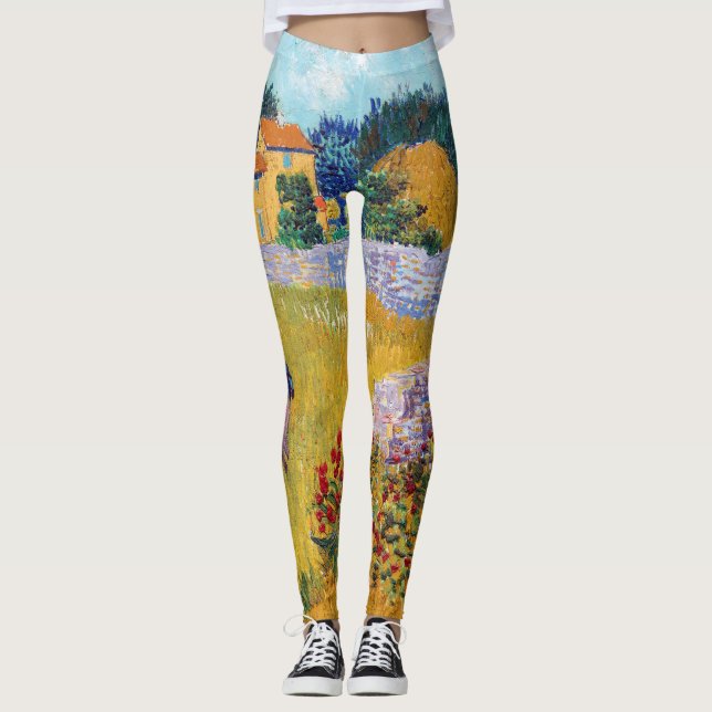 Leggings Ferme en Provence, Van Gogh (Devant)