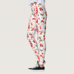 Leggings Festif Christmas Beach Père Noël motif<br><div class="desc">conception par www.etsy.com/shop/TheHappyGraphics</div>