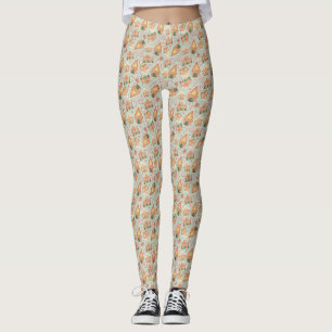 Leggings Festif pain d'épices Maison Motif Mint Noël
