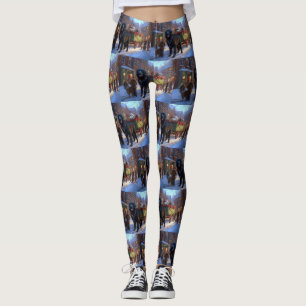 Leggings Festin de Noël à Terre-Neuve