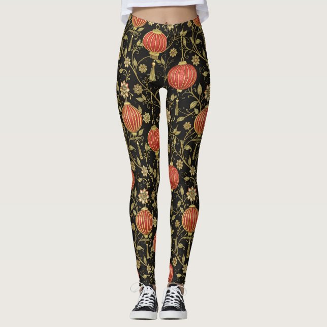 Leggings Festival des lanternes chinoises (2) (Devant)