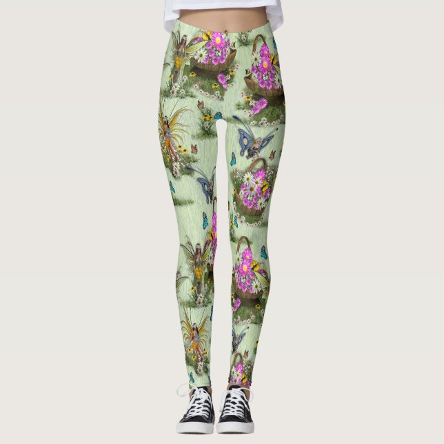 Leggings Festival du printemps de mi-été (Devant)