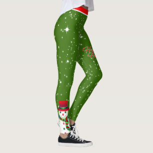 Leggings Festivals de Snowman, de jolies vacances à la cou