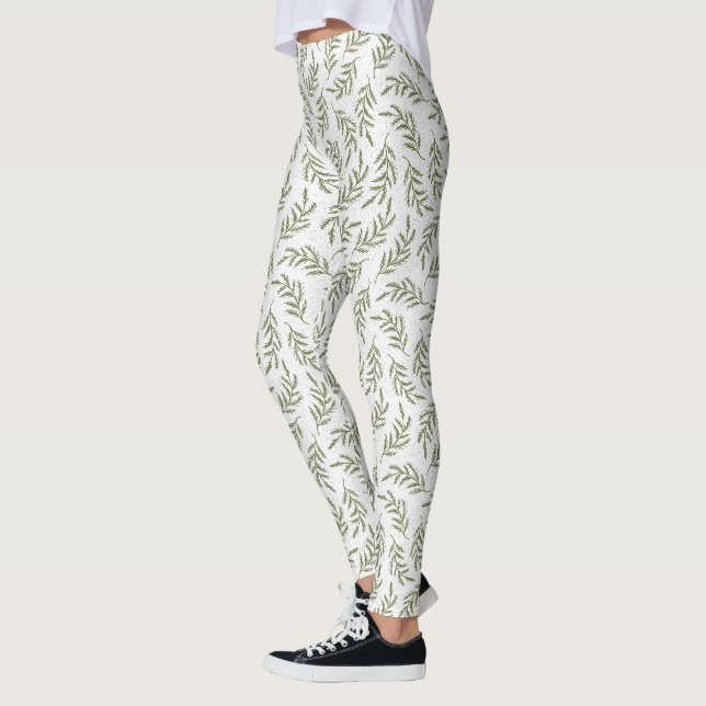 Leggings Festive Cypress Motif Holiday (Gauche)