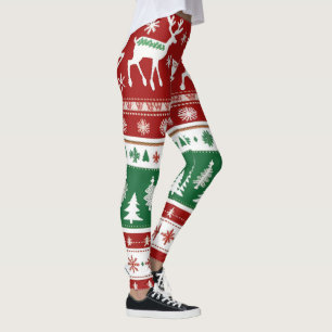 Leggings Festive Snowflake laide Leggings, Vacances