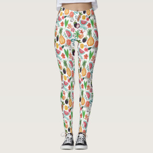 Leggings Fête d'anniversaire  Fruits tropicaux  Légendes