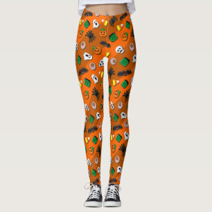 Leggings Fête des Candies Éffrayantes d'Halloween