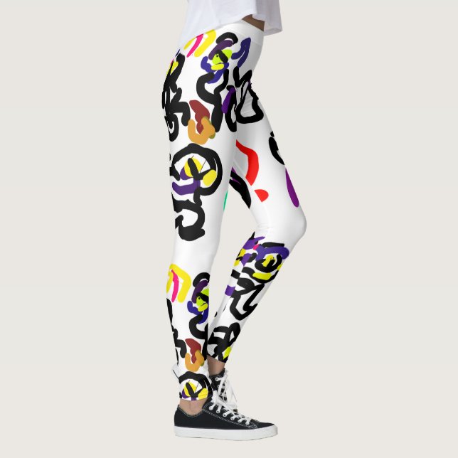 Leggings Fête des chats noirs (Droite)