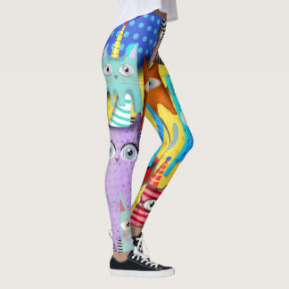 Leggings Fête des chats par Rupydetequila