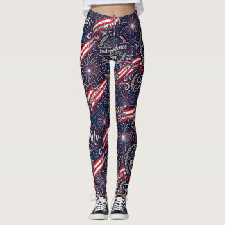 Leggings Fête du 4 juillet Jour de l'Indépendance