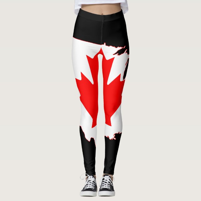 Leggings Fête du Canada (Devant)