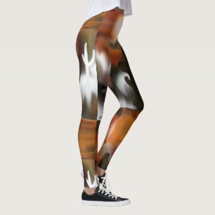 Leggings Feu Abstrait et glace dans le sud-ouest