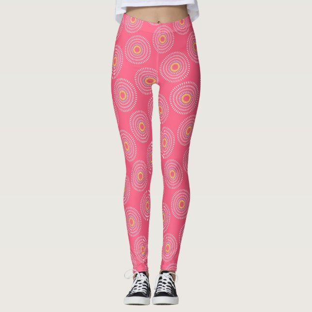 Leggings Feu d'artifice Japonais Cherry (Devant)