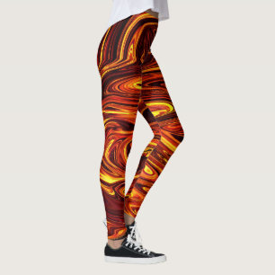 Leggings Feu liquéfié,