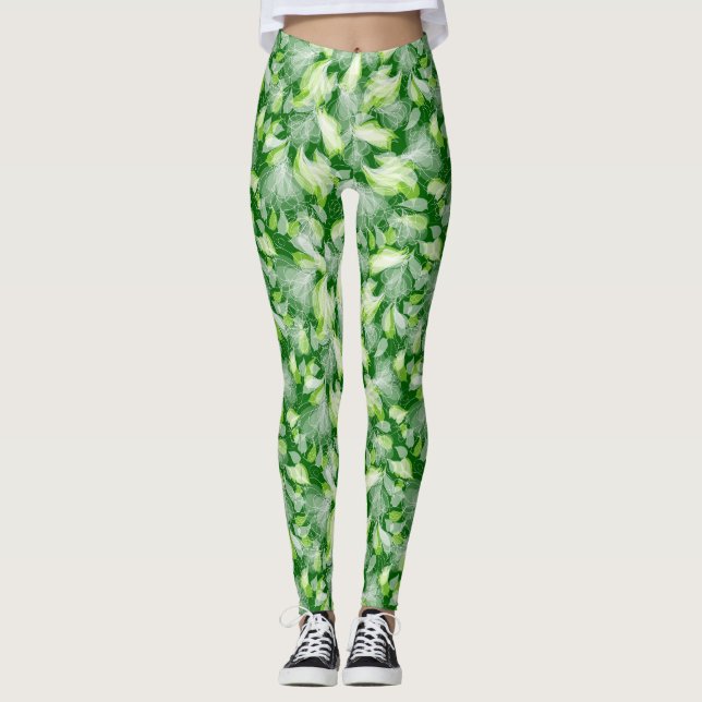 Leggings "feuillage" (Devant)