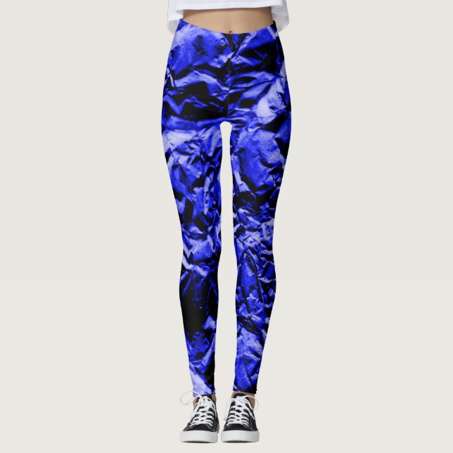 Leggings Feuille Bleue #2 (Devant)