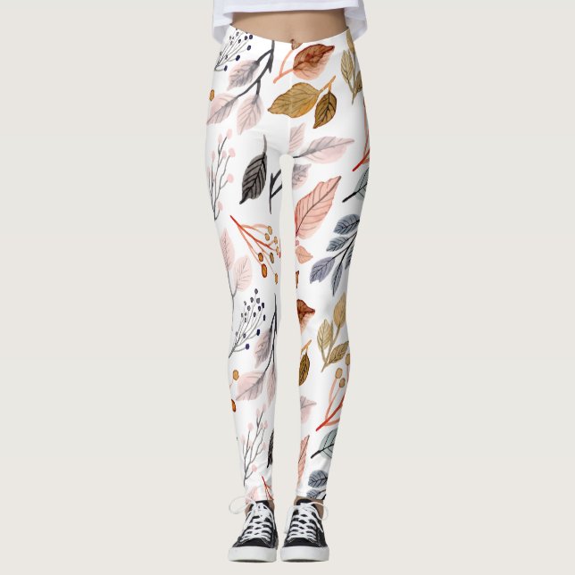 Leggings feuille d'arbre (Devant)