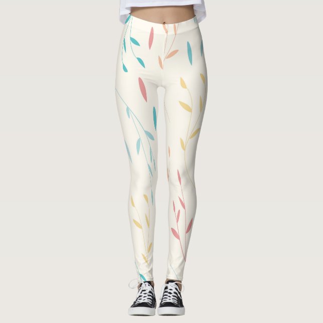 Leggings feuille d'arbre (Devant)