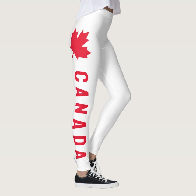 Leggings Feuille d'érable canadienne (Droite)
