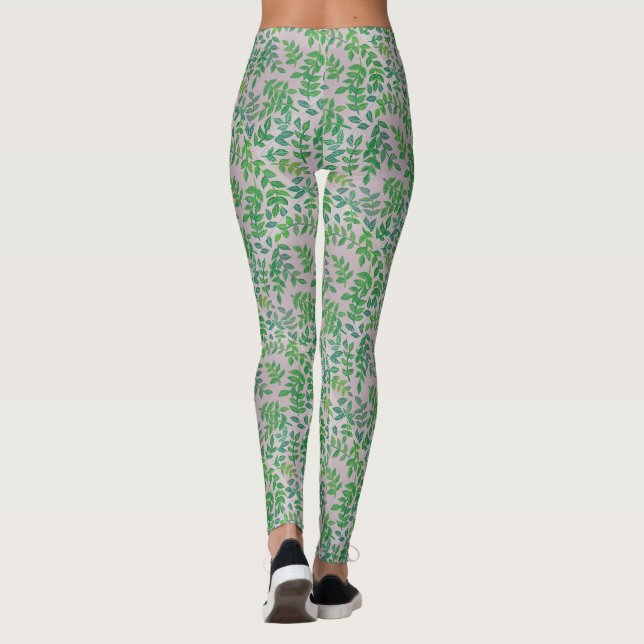 Leggings Feuille et vigne (Dos)