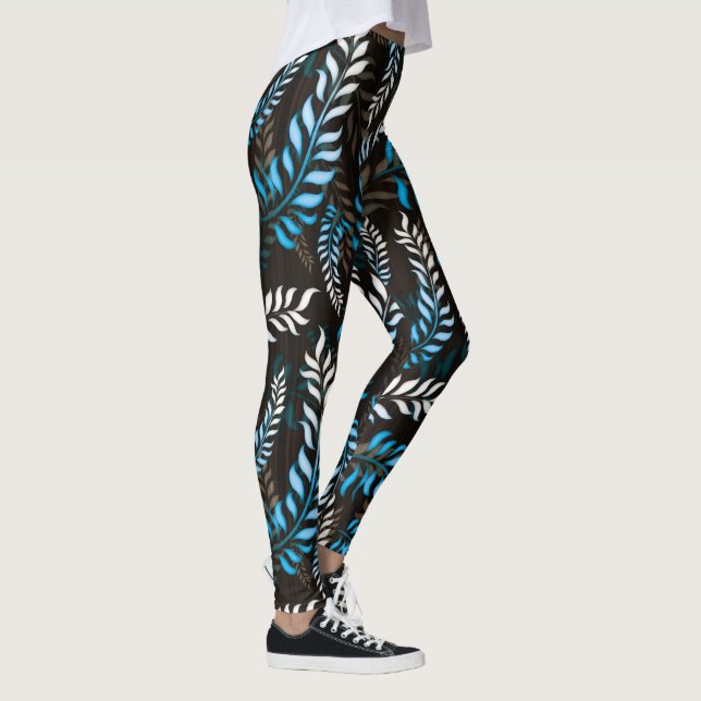 Leggings Feuille florale (Droite)