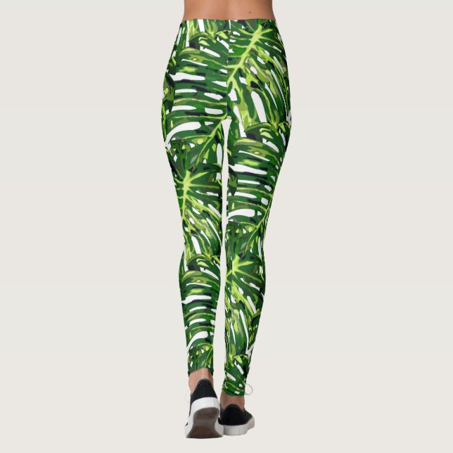 Leggings Feuille Monstera (Dos)