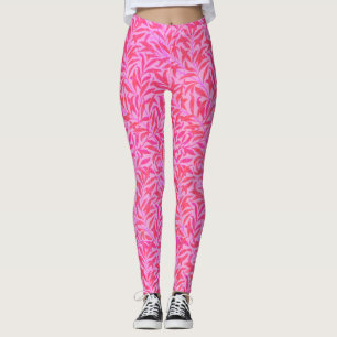 Leggings Feuille rose