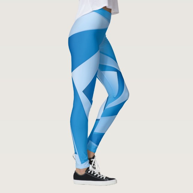 Leggings Feuilles Bleues (Droite)