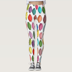 Leggings Feuilles colorés