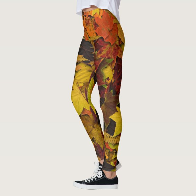 Leggings - Feuilles d'automne 1 (Gauche)