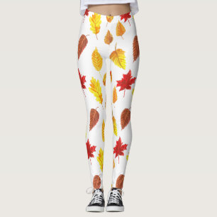 Leggings Feuilles d'automne motif
