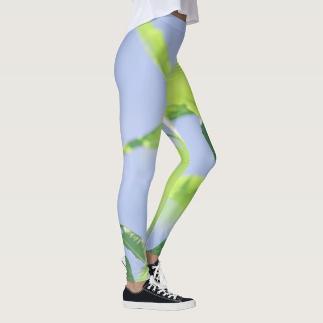 Leggings Feuilles de Chamaenerion angustifolium Épilobe en  (Droite)