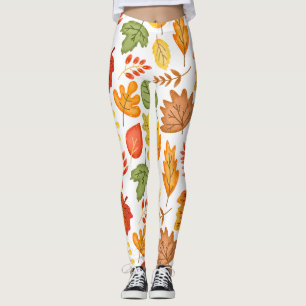Leggings Feuilles de chute mignonnes