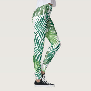 Leggings Feuilles de la jungle tropicale
