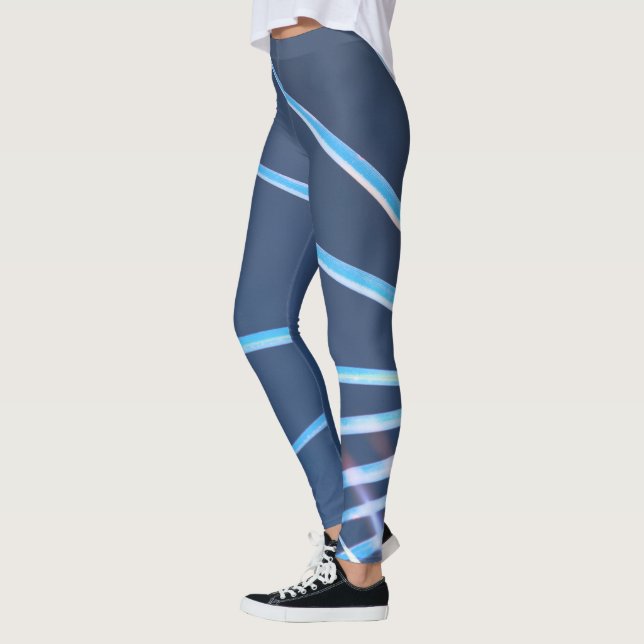 Leggings Feuilles de palmier minimalisme croquis (Gauche)