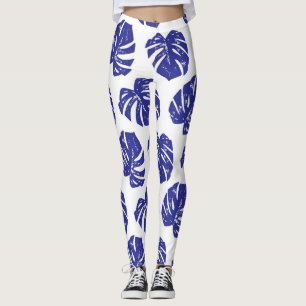 Leggings Feuilles de palmiers : Motif naturel