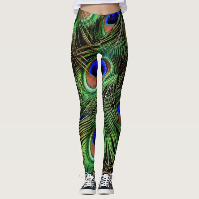 Leggings Feuilles de paock (Devant)