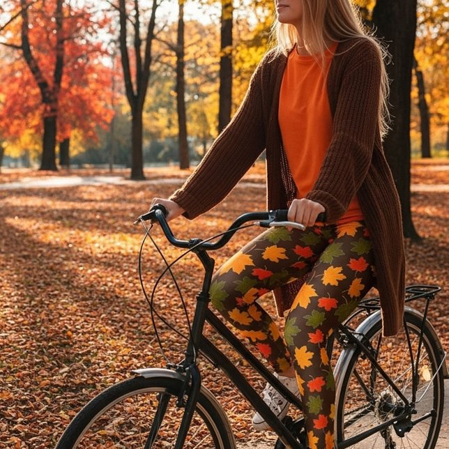 Leggings Feuilles d'érable (Créateur téléchargé)