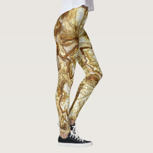 LEGGINGS FEUILLES D'OR