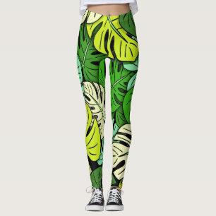 Leggings Feuilles Monstera #3