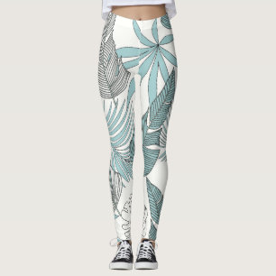 Leggings Feuilles tropicaux : une tendance transparente