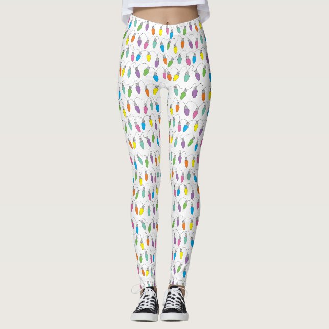 Leggings Feux de Noël (Devant)