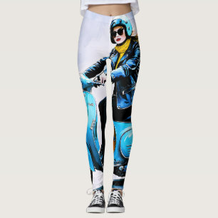 Leggings "Fiamma" "Corsa Elegante" - Élégante balade