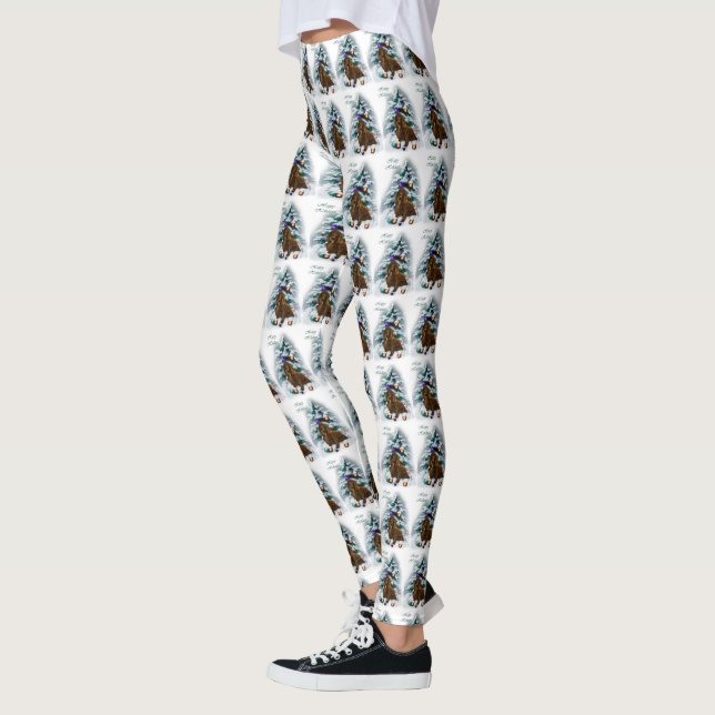 Leggings Field Spaniel Christmas (Gauche)