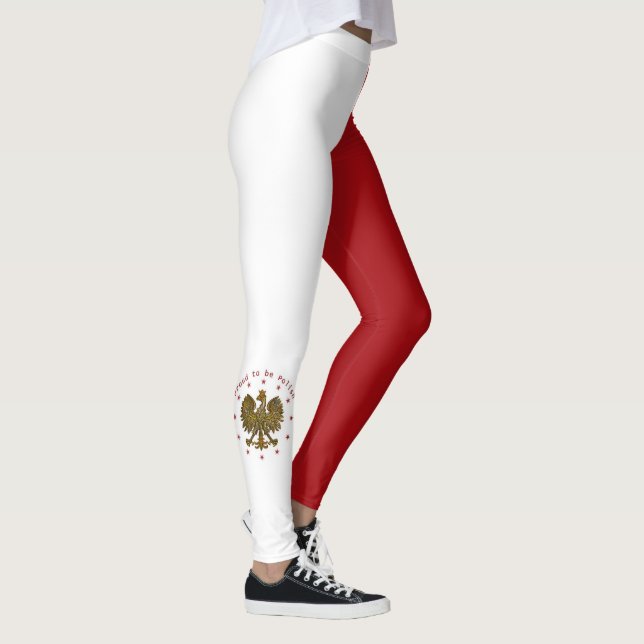 Leggings Fier d'être guêtres polonaises (Droite)