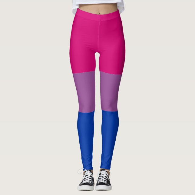 Leggings Fierté bisexuelle (Devant)