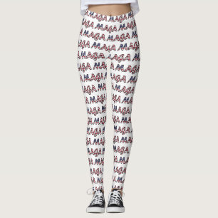 Leggings Fierté d'Américain de MAGA